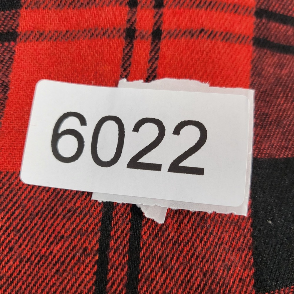 Rocawear Hooded Flannel Shirt Men XL Red Black Excellent Buffalo Plaid Button Up - Picture 9 of 9